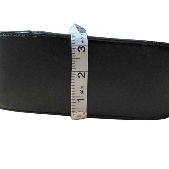 Nine West small black bucket hand bag purse black feminine with shoulder strap - Picture 7 of 8